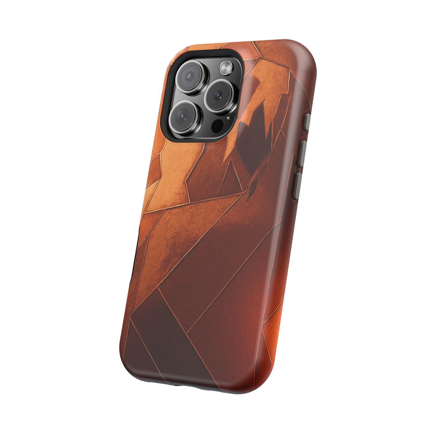 Geometric Magnetic Tough Cases - Stylish Protection for Your Phone