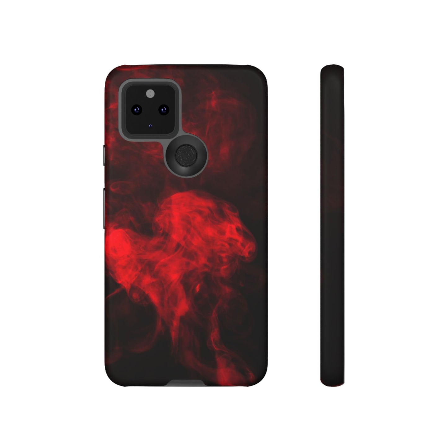 Bold Red Smoke Phone Case – Tough Cases for Protection and Style