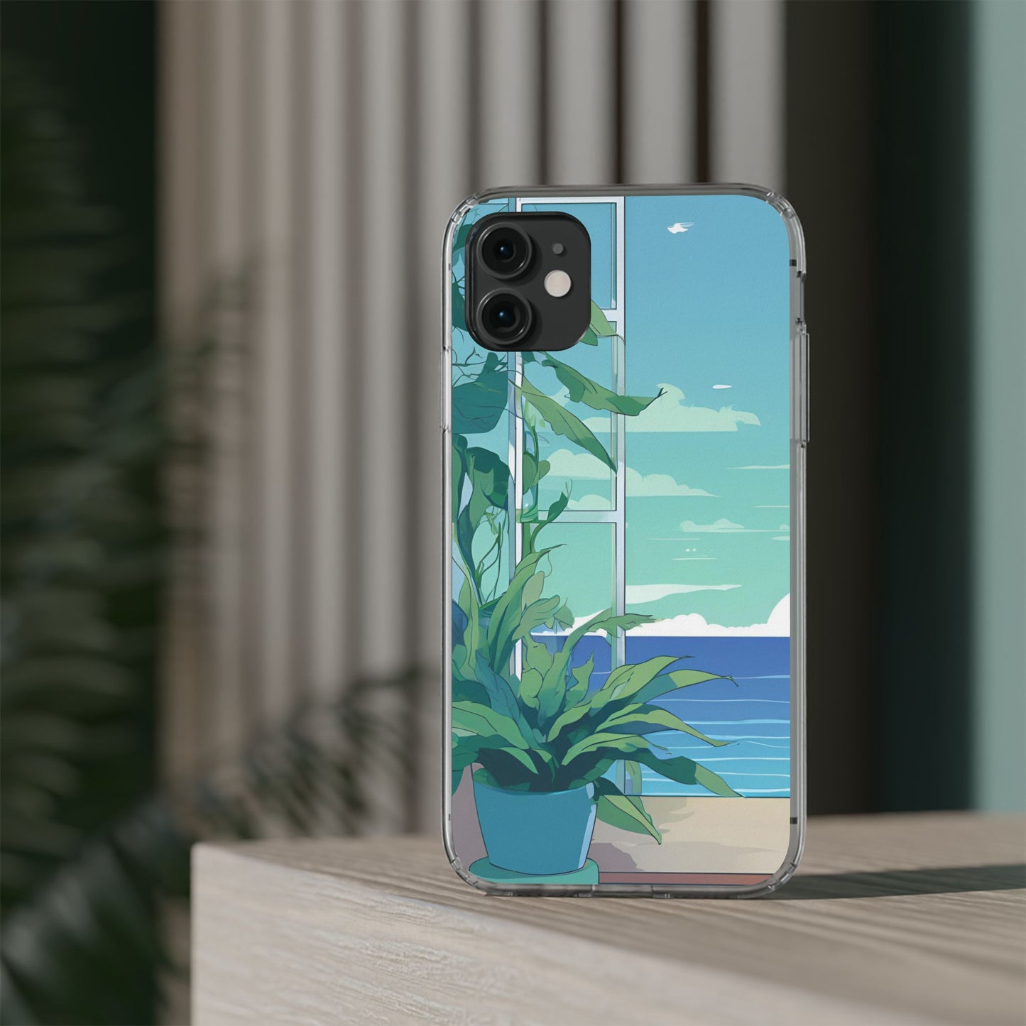 Tropical Ocean Clear Phone Case - Perfect Gift for Nature Lovers
