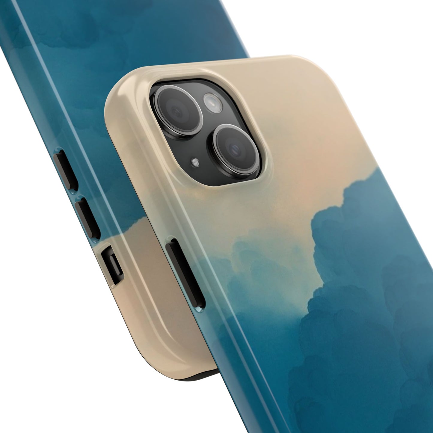 Serene Cloud Tough Phone Case - Durable Protection with Soothing Aesthetic