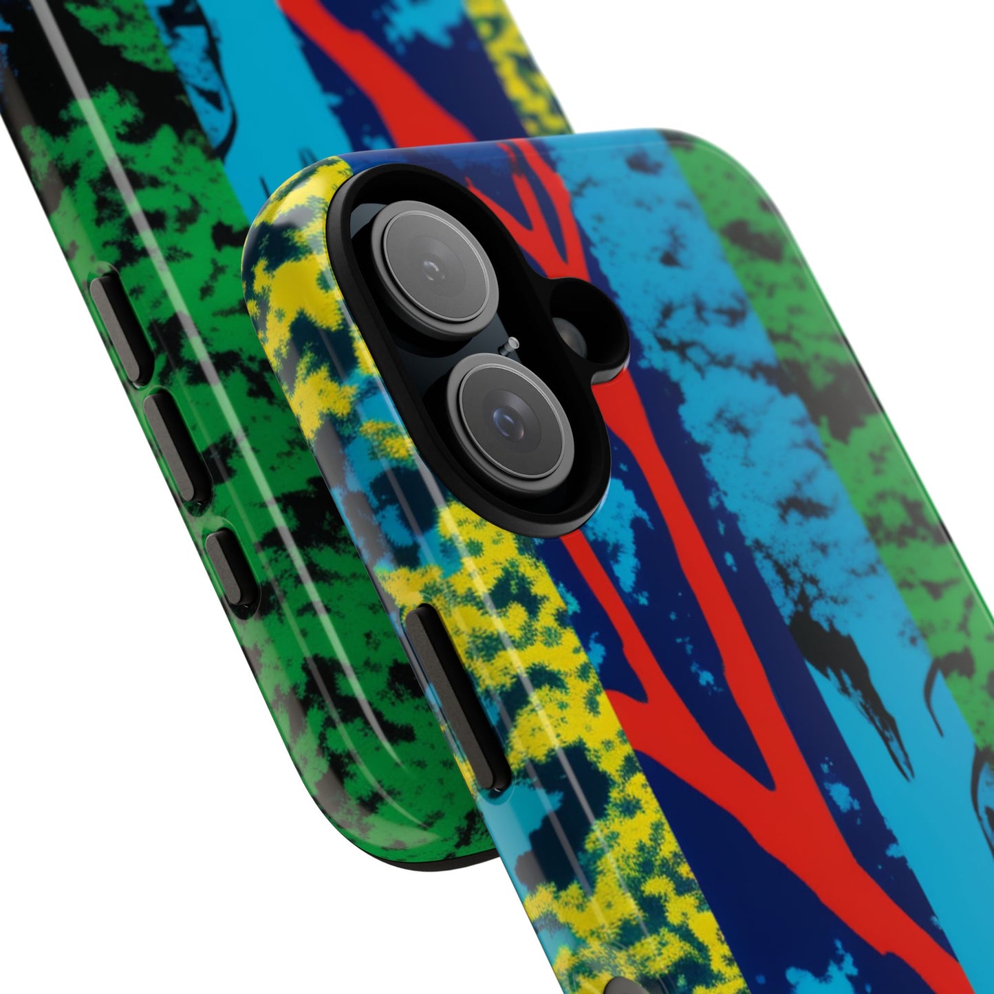 Phone Case - Colorful Forest Design Tough Case