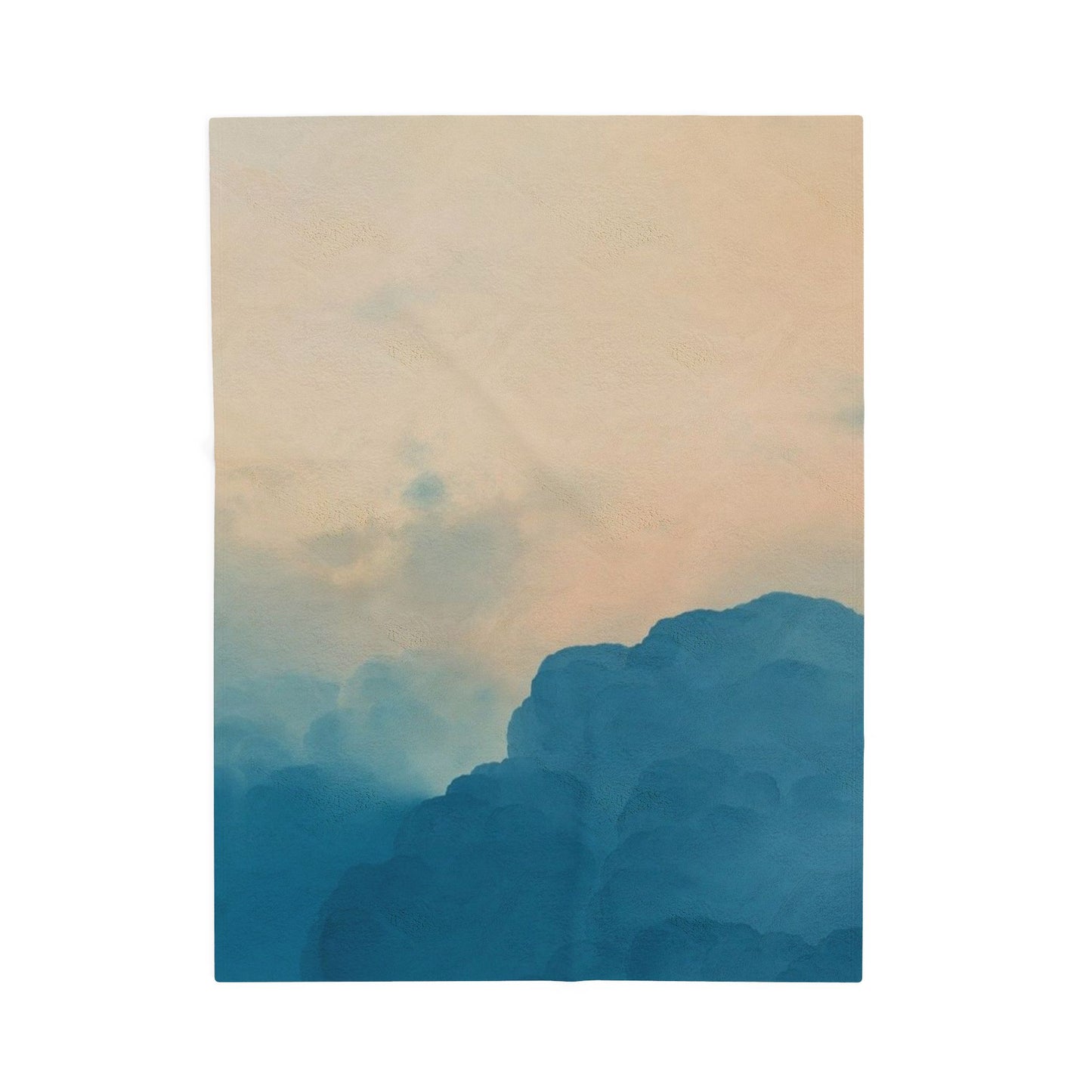 Serene Landscape Velveteen Plush Blanket - Cozy Comfort for Home Decor