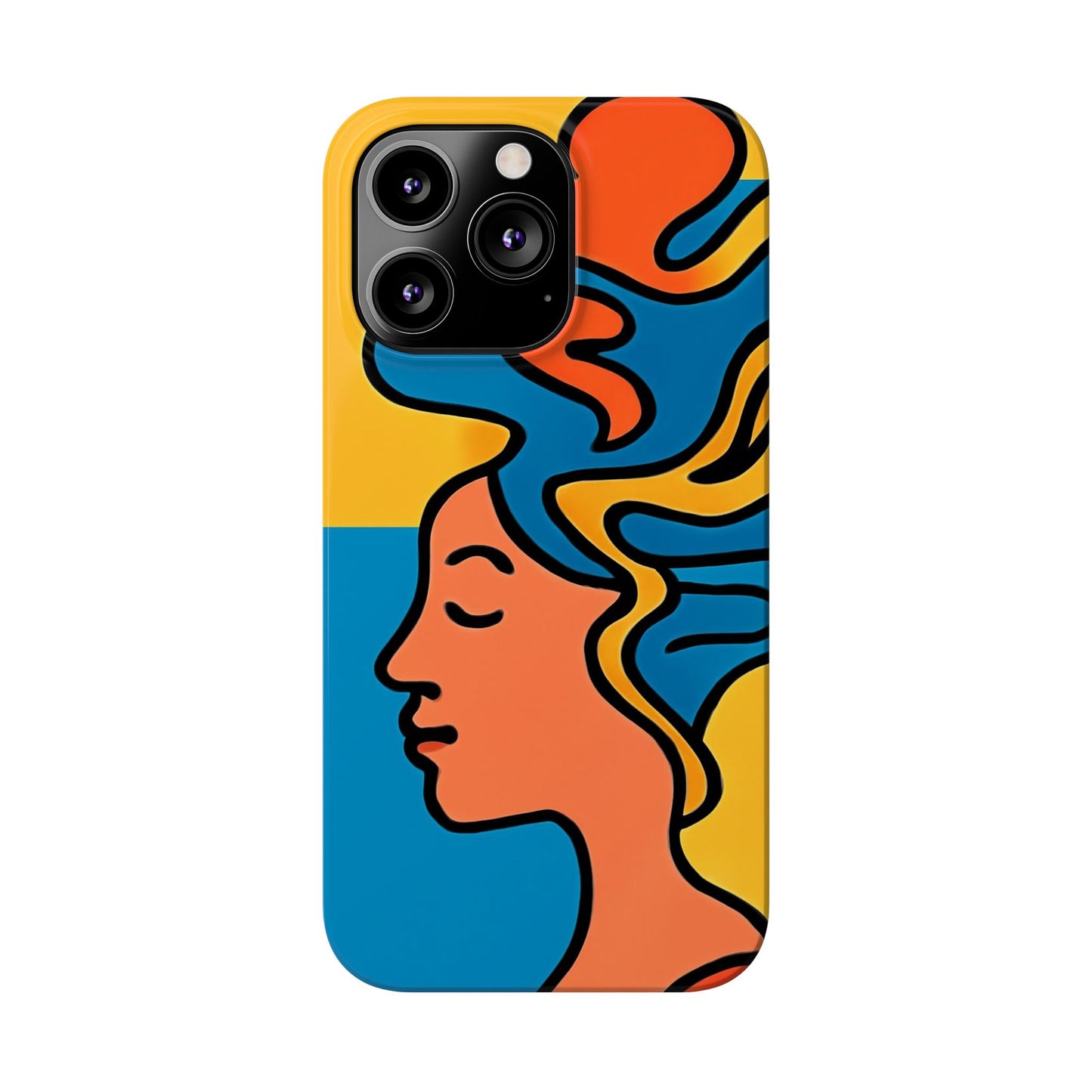 Stylish Slim Phone Cases with Colorful Abstract Design