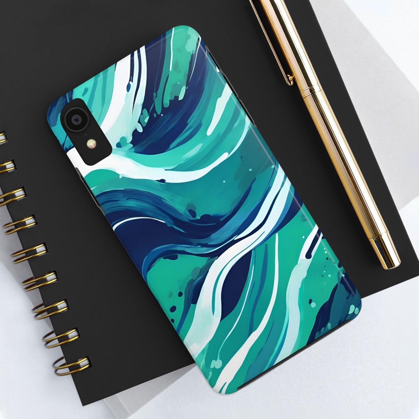 Ocean Wave Tough Phone Case - Durable Protection
