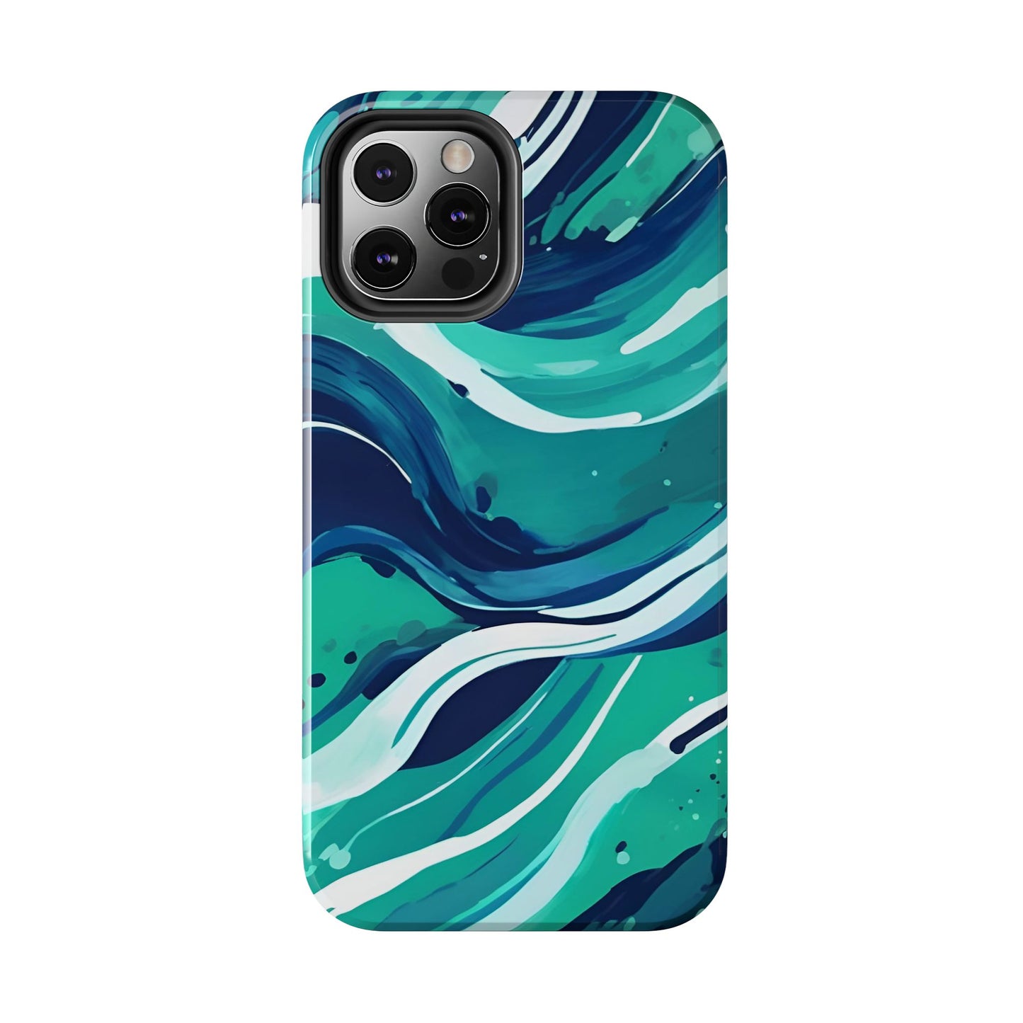 Ocean Wave Tough Phone Case - Durable Protection