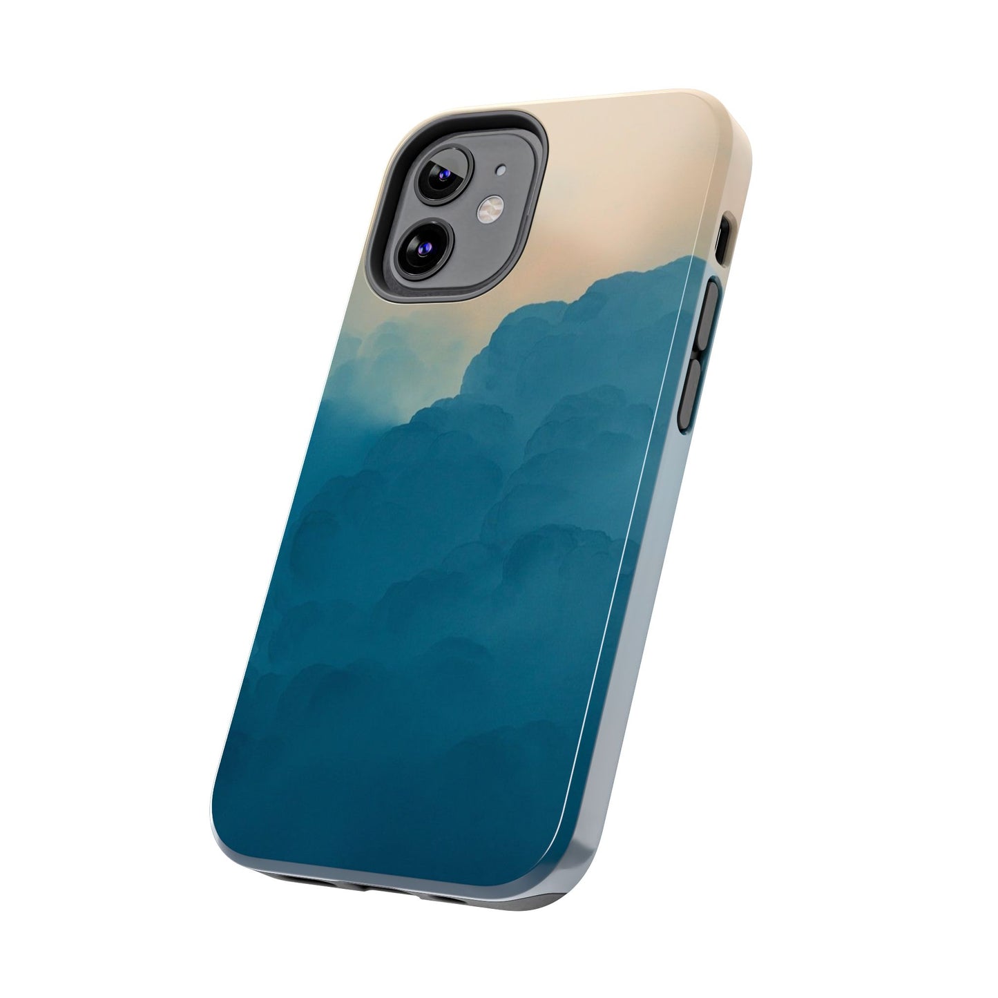 Serene Cloud Tough Phone Case - Durable Protection with Soothing Aesthetic