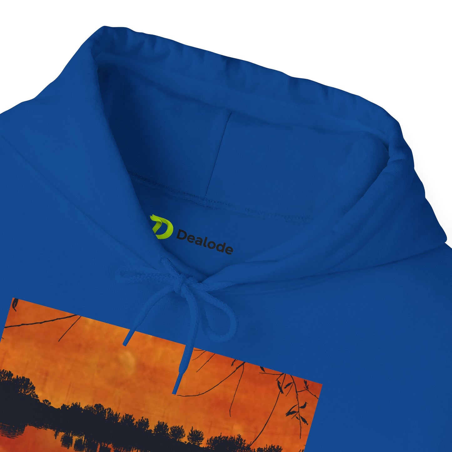 Sunset Reflection Hoodie - Cozy Unisex Heavy Blend™ Sweatshirt with Vibrant Nature Design