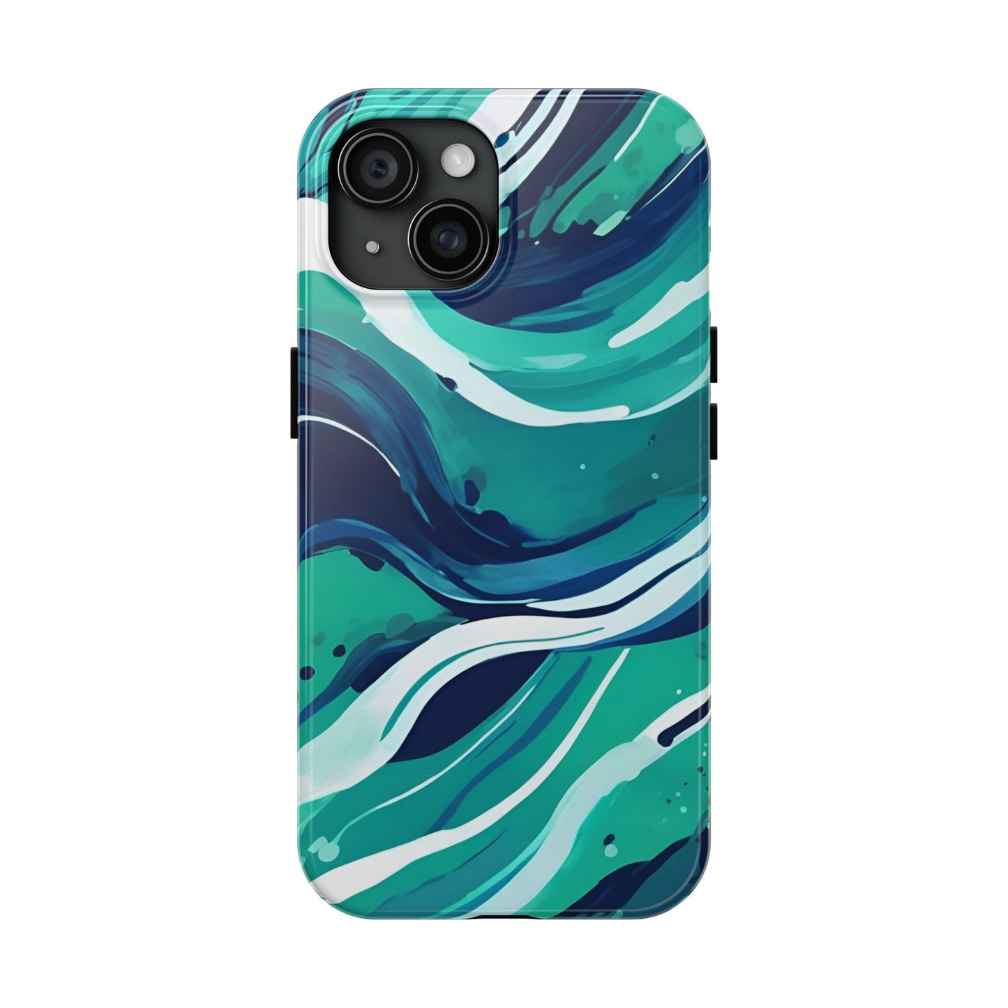 Ocean Wave Tough Phone Case - Durable Protection
