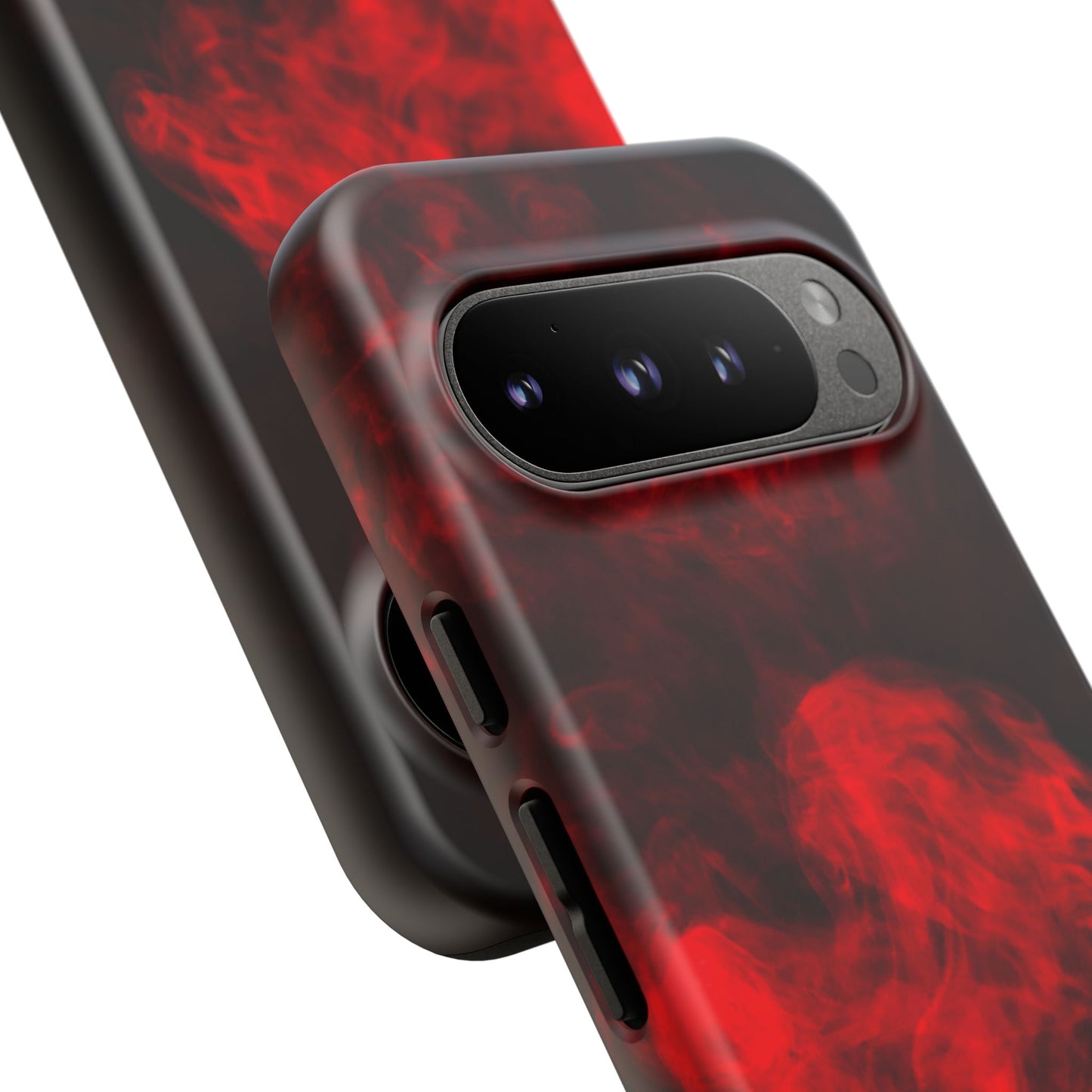Bold Red Smoke Phone Case – Tough Cases for Protection and Style