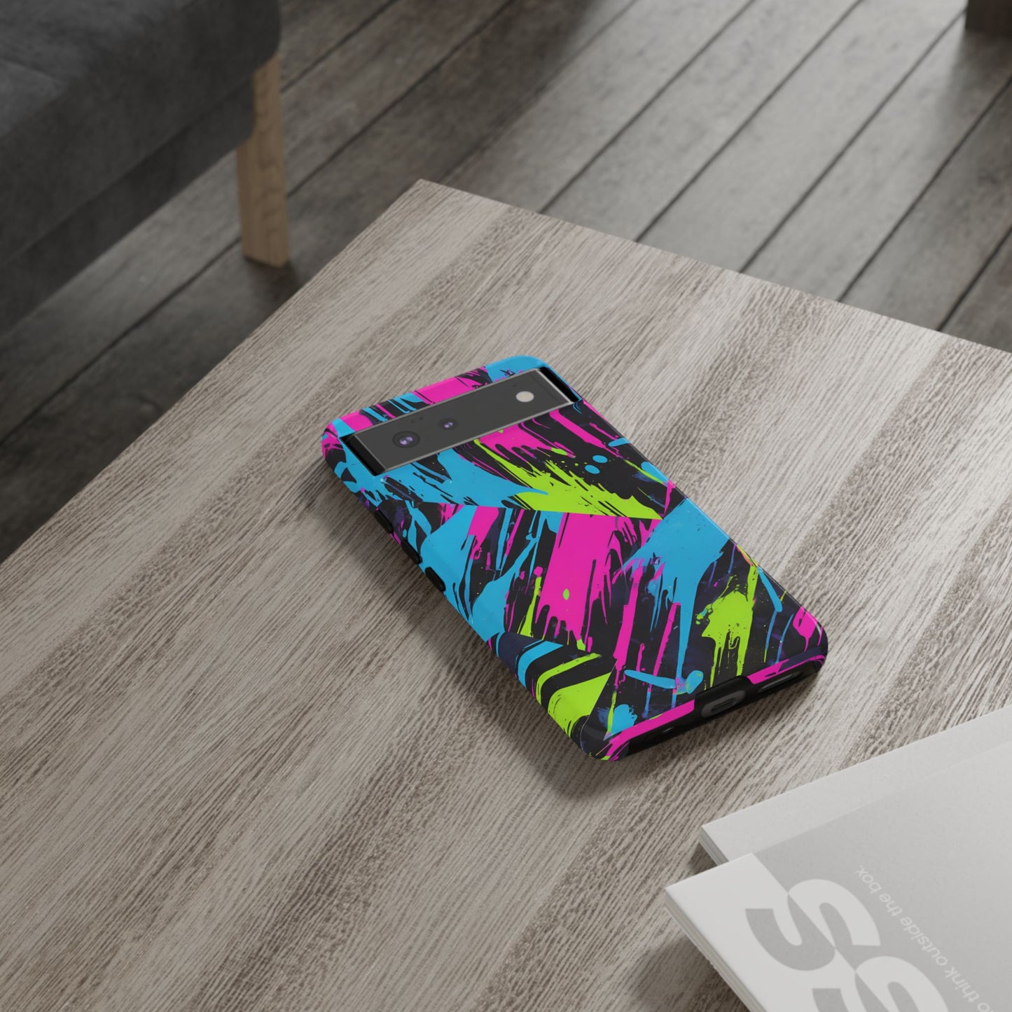 Vibrant Phone Case - Tough Cases with Bold Color Burst Design