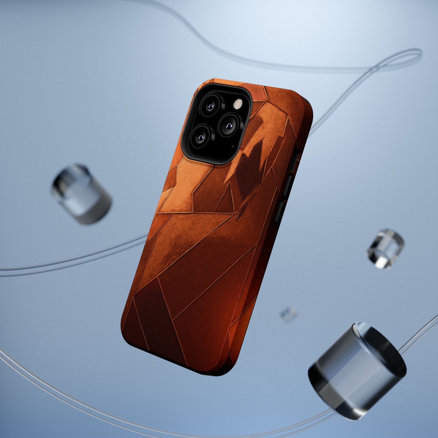Geometric Magnetic Tough Cases - Stylish Protection for Your Phone