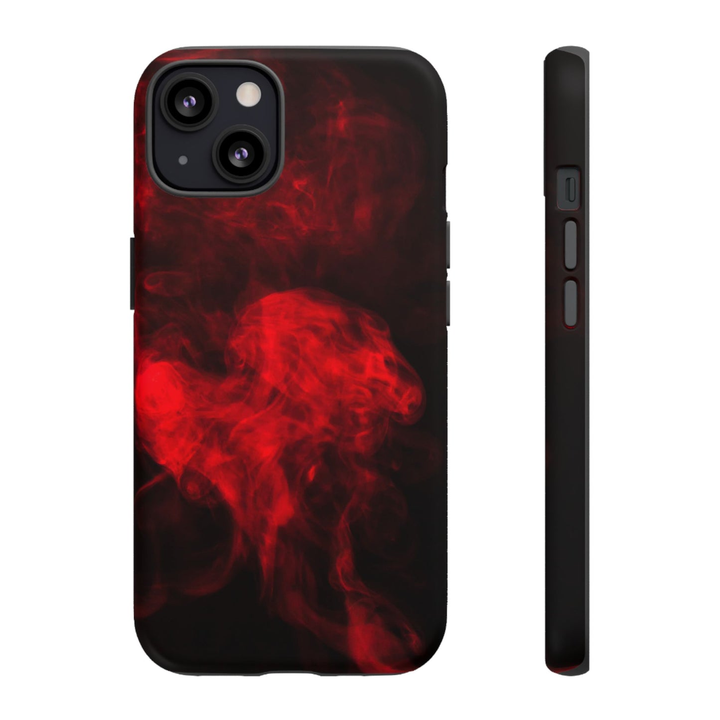 Bold Red Smoke Phone Case – Tough Cases for Protection and Style