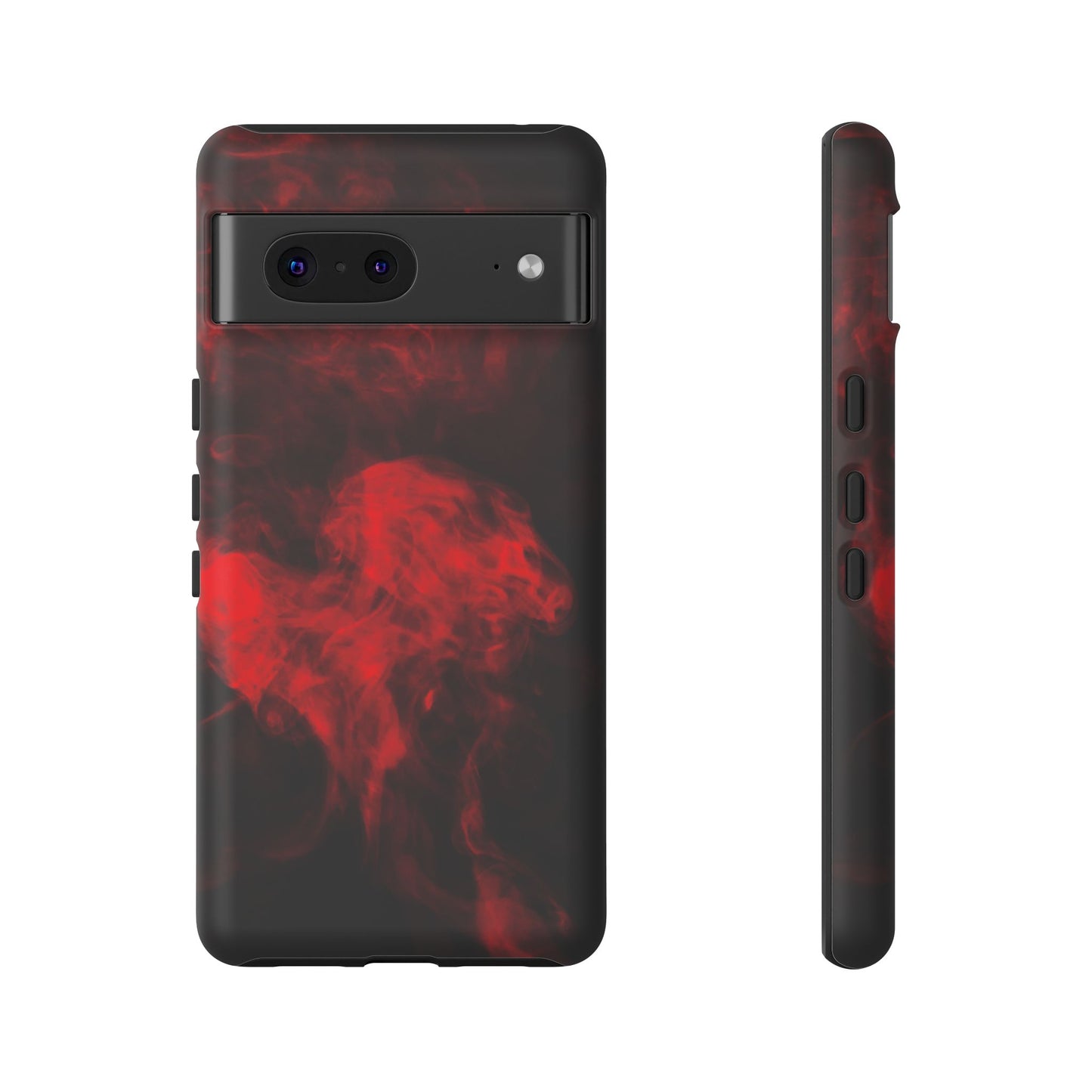 Bold Red Smoke Phone Case – Tough Cases for Protection and Style