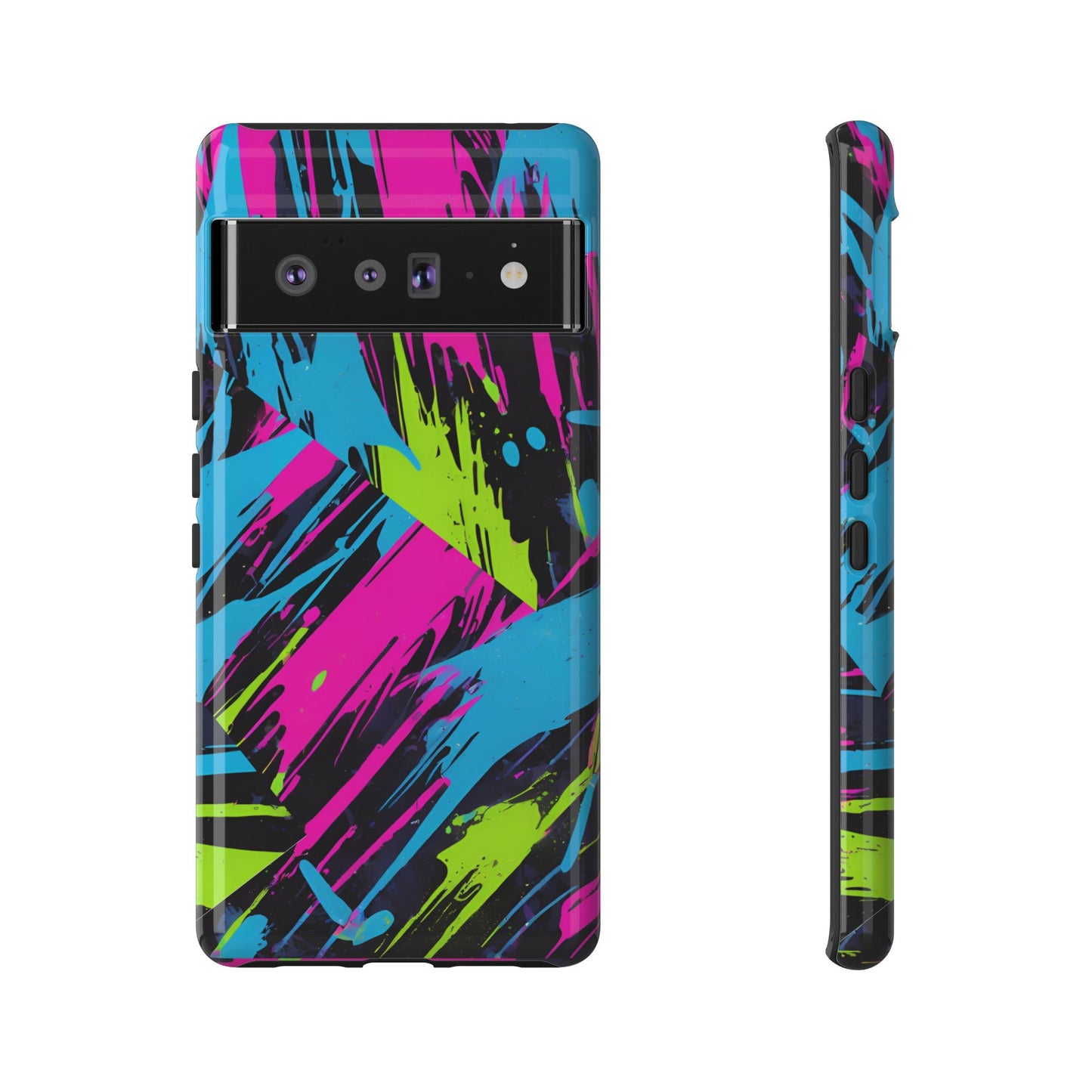 Vibrant Phone Case - Tough Cases with Bold Color Burst Design