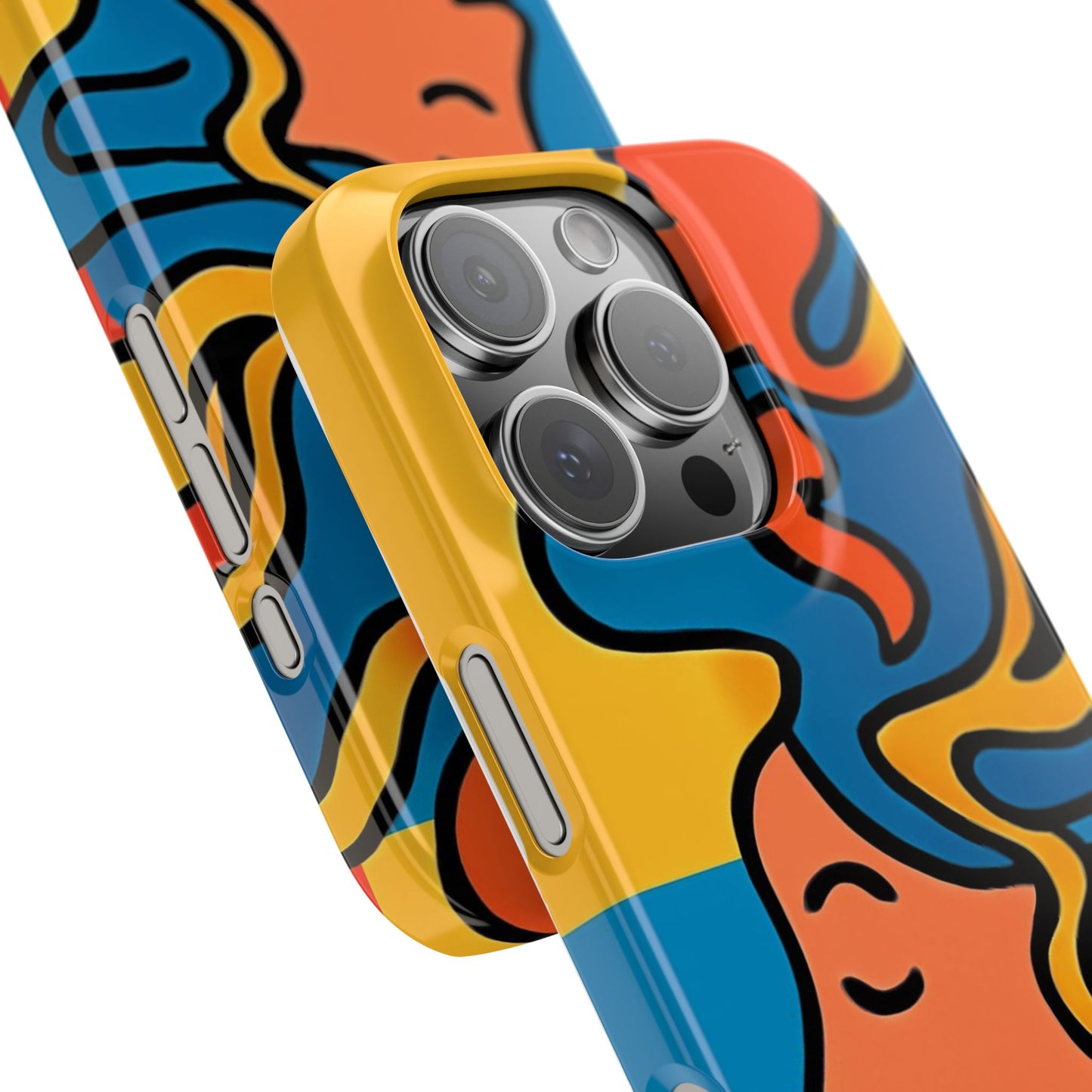 Stylish Slim Phone Cases with Colorful Abstract Design