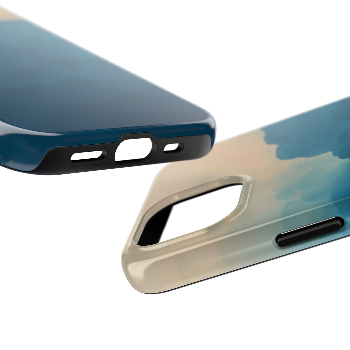 Serene Cloud Tough Phone Case - Durable Protection with Soothing Aesthetic