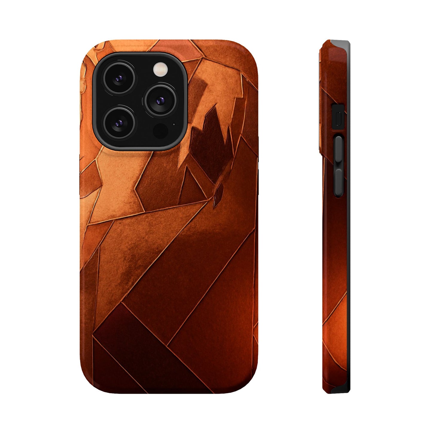 Geometric Magnetic Tough Cases - Stylish Protection for Your Phone