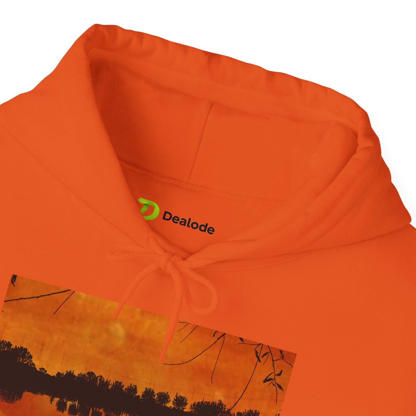 Sunset Reflection Hoodie - Cozy Unisex Heavy Blend™ Sweatshirt with Vibrant Nature Design