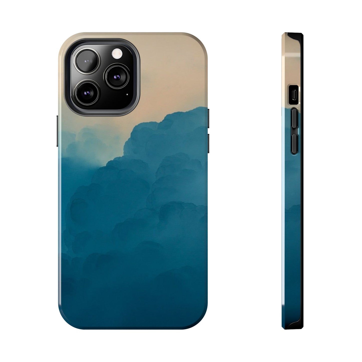Serene Cloud Tough Phone Case - Durable Protection with Soothing Aesthetic