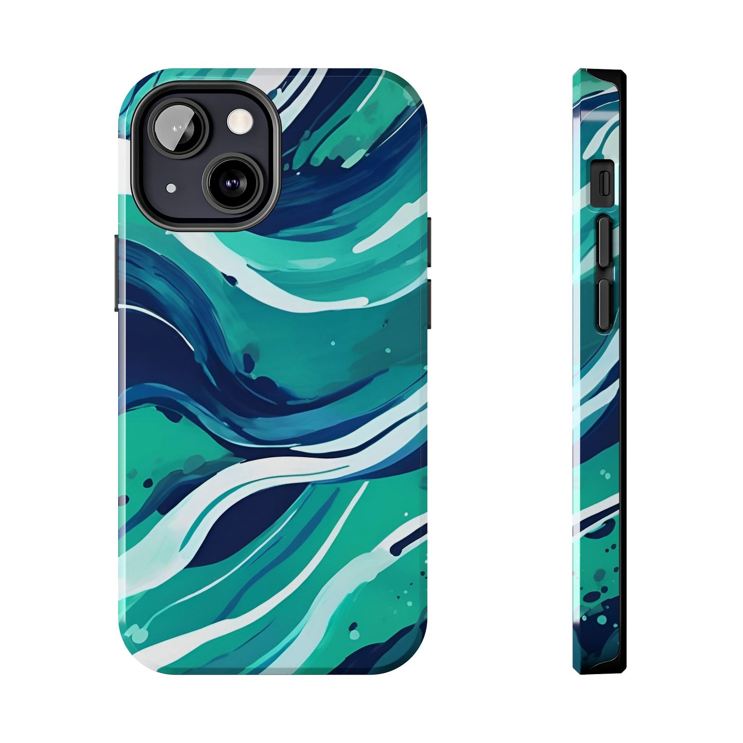 Ocean Wave Tough Phone Case - Durable Protection