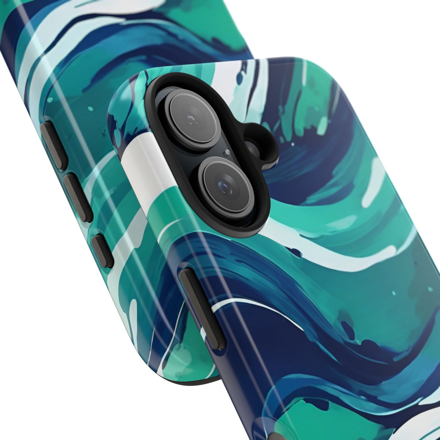 Ocean Wave Tough Phone Case - Durable Protection