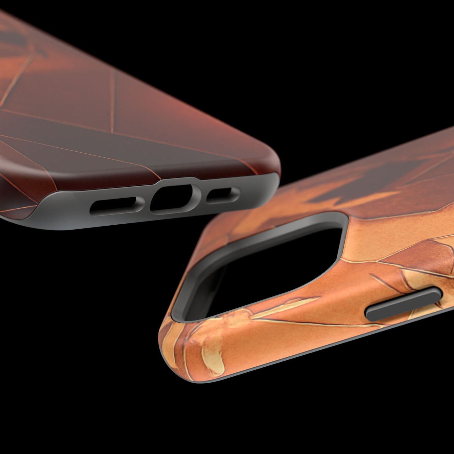 Geometric Magnetic Tough Cases - Stylish Protection for Your Phone