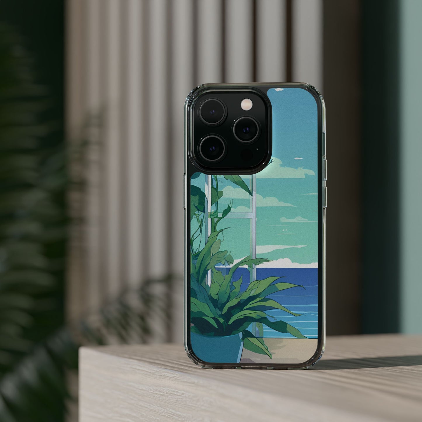 Tropical Ocean Clear Phone Case - Perfect Gift for Nature Lovers