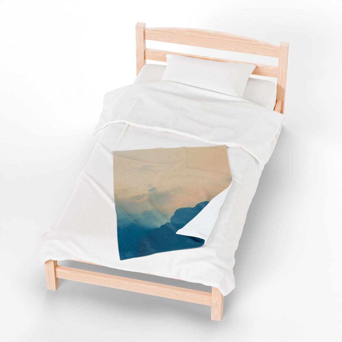 Serene Landscape Velveteen Plush Blanket - Cozy Comfort for Home Decor