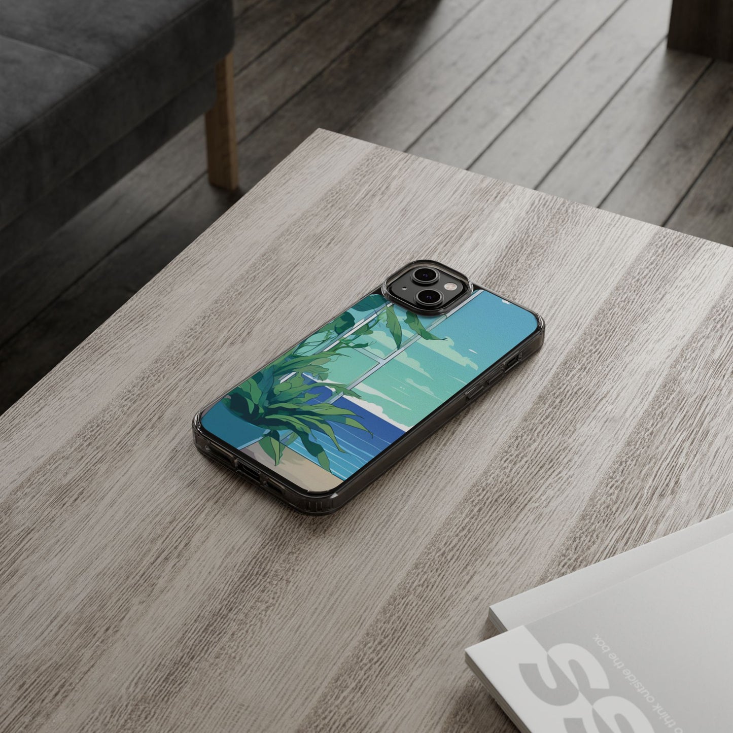 Tropical Ocean Clear Phone Case - Perfect Gift for Nature Lovers