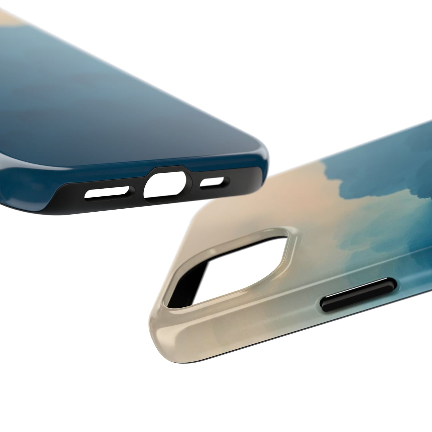 Serene Cloud Tough Phone Case - Durable Protection with Soothing Aesthetic