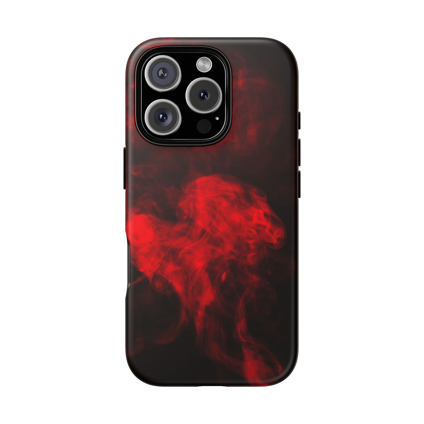 Bold Red Smoke Phone Case – Tough Cases for Protection and Style