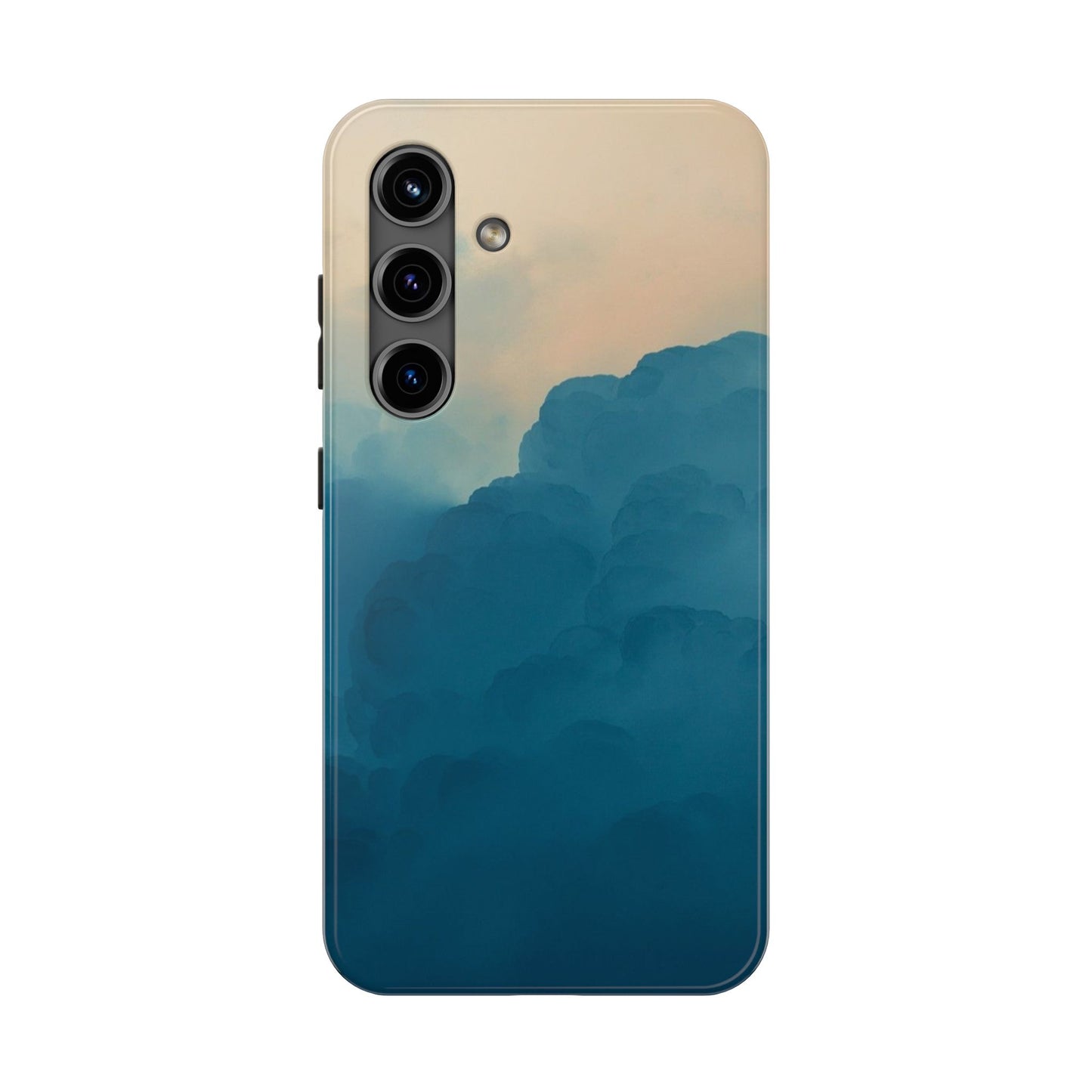 Serene Cloud Tough Phone Case - Durable Protection with Soothing Aesthetic