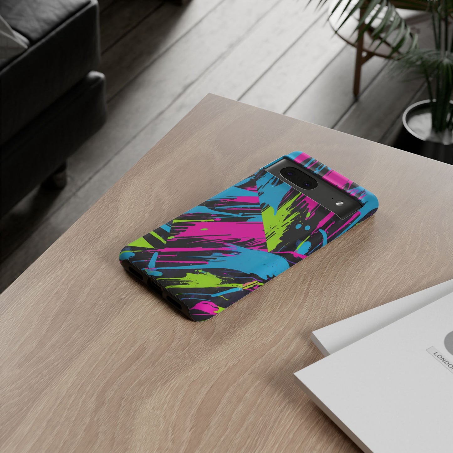 Vibrant Phone Case - Tough Cases with Bold Color Burst Design