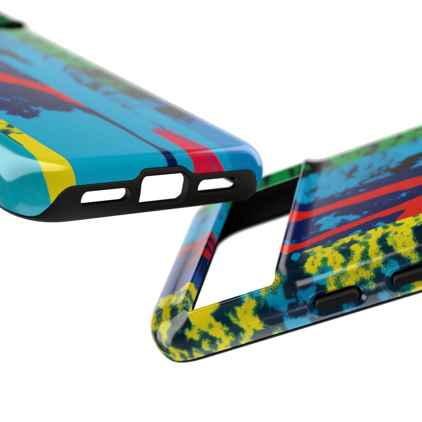 Phone Case - Colorful Forest Design Tough Case