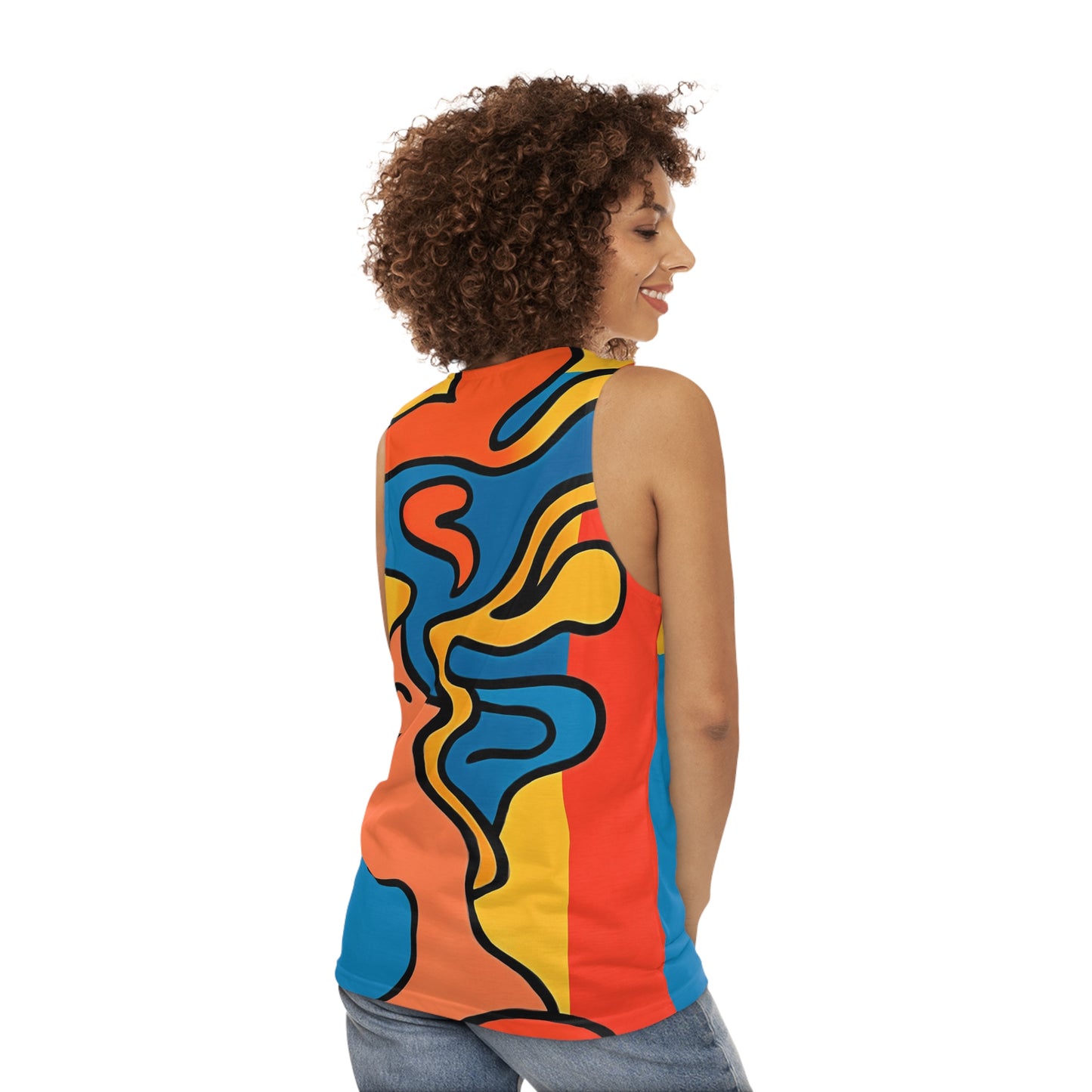 Unisex Tank Top - Abrstaract Design