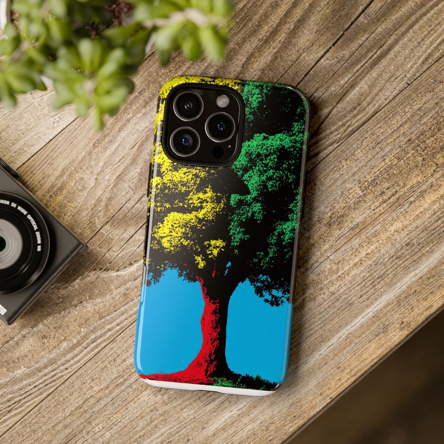 Phone Case - Vibrant Tree Design