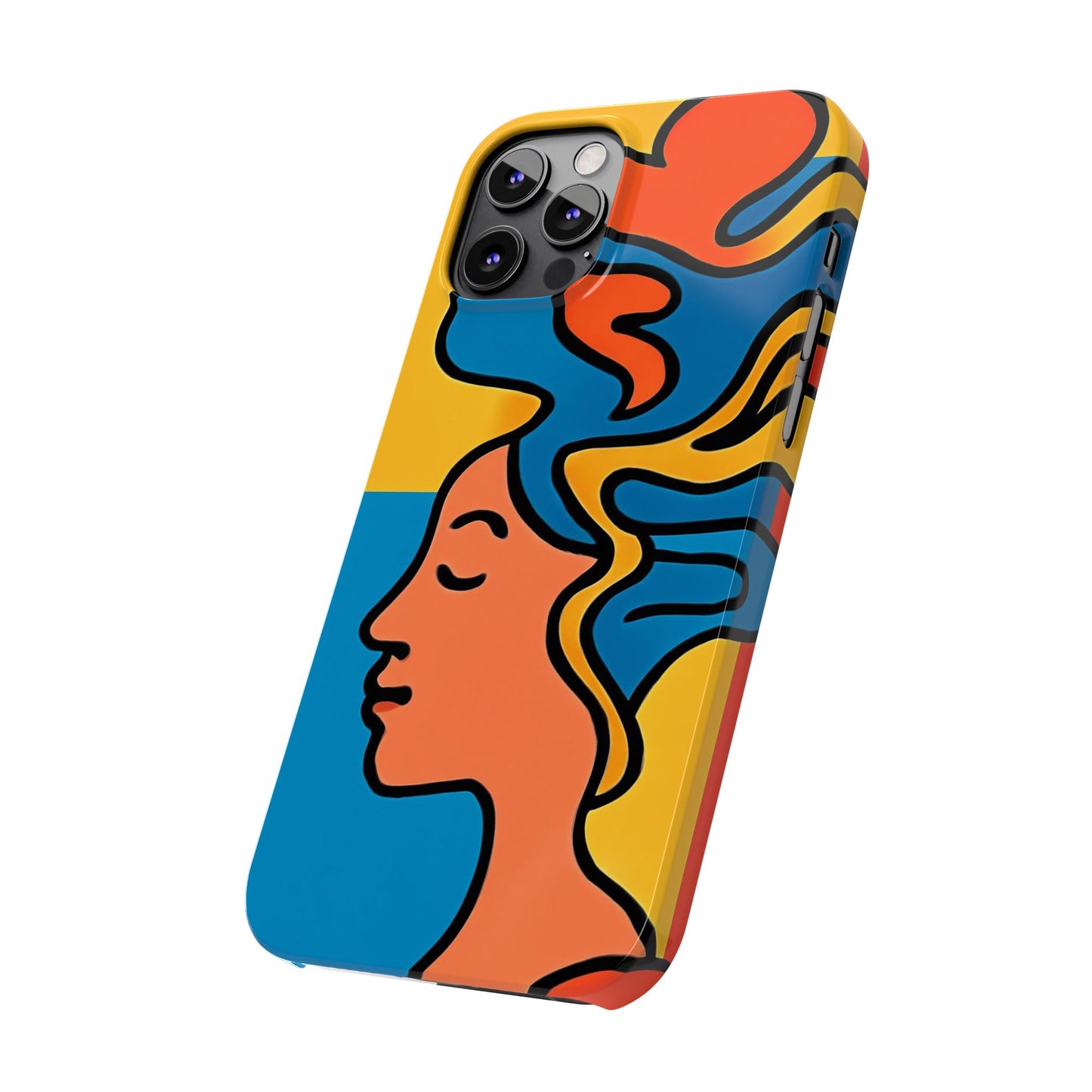 Stylish Slim Phone Cases with Colorful Abstract Design