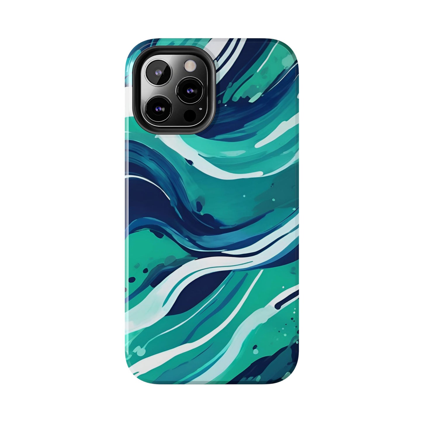 Ocean Wave Tough Phone Case - Durable Protection