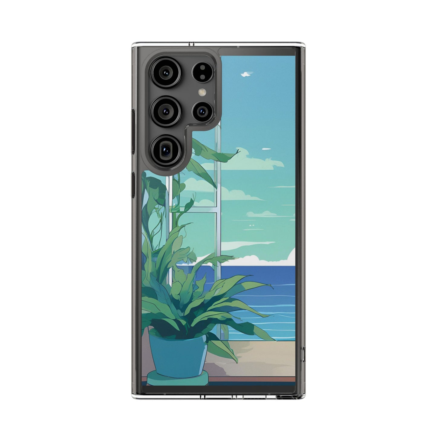 Tropical Ocean Clear Phone Case - Perfect Gift for Nature Lovers