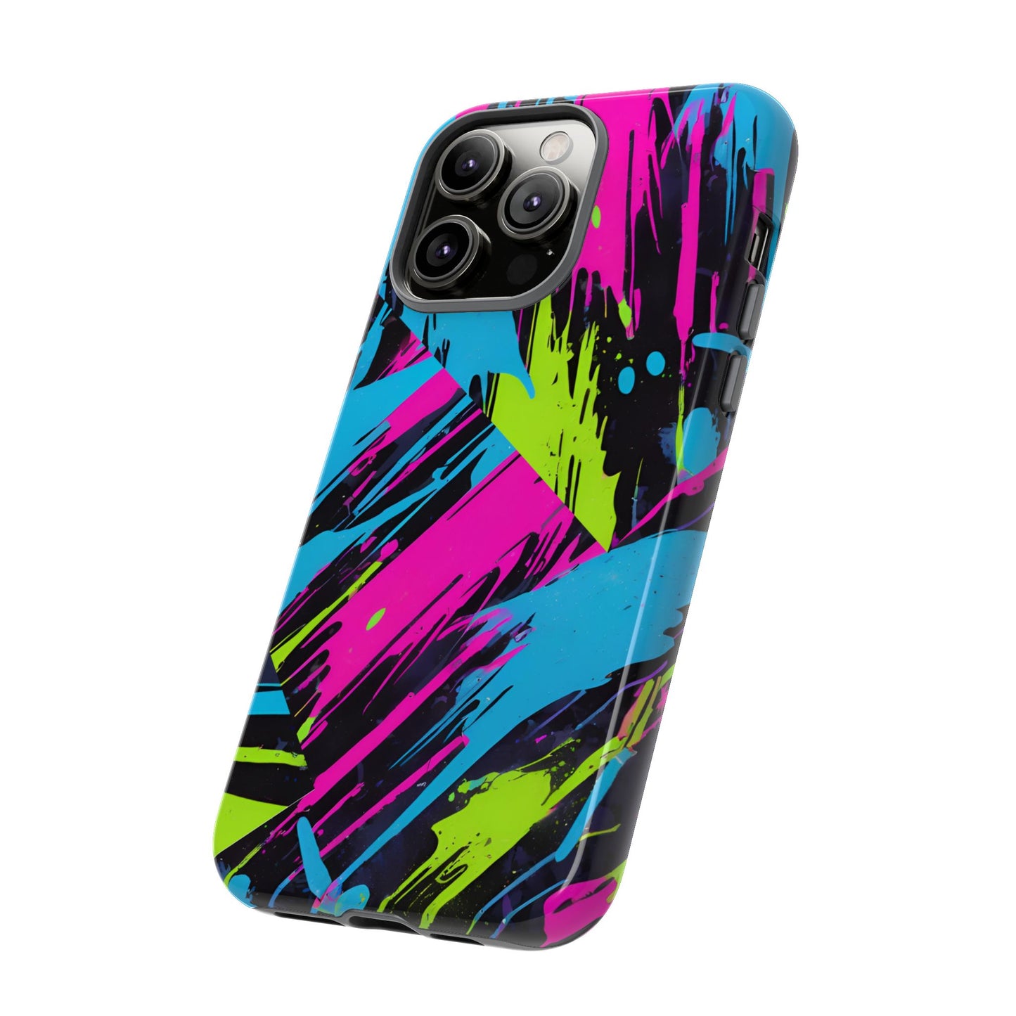 Vibrant Phone Case - Tough Cases with Bold Color Burst Design