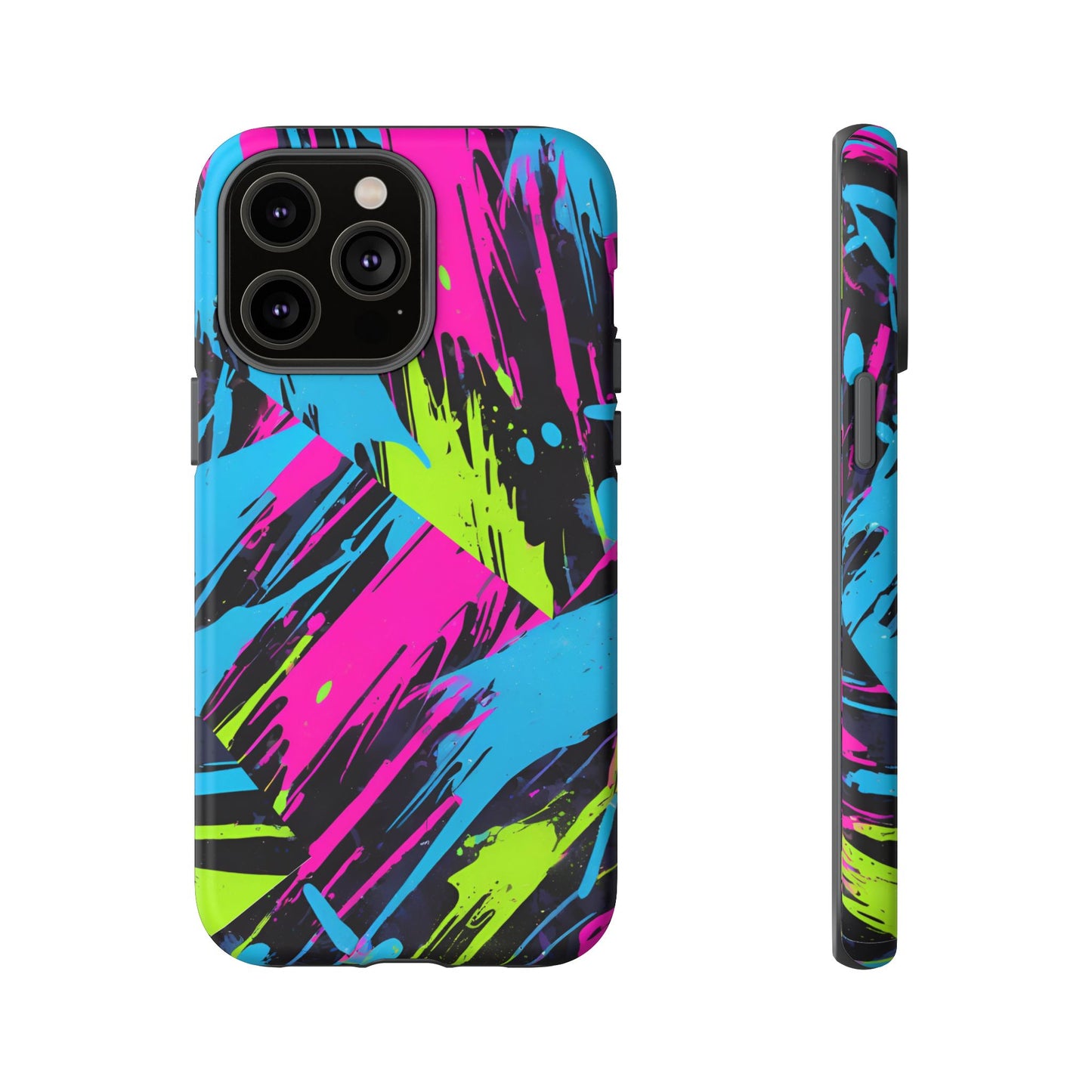 Vibrant Phone Case - Tough Cases with Bold Color Burst Design