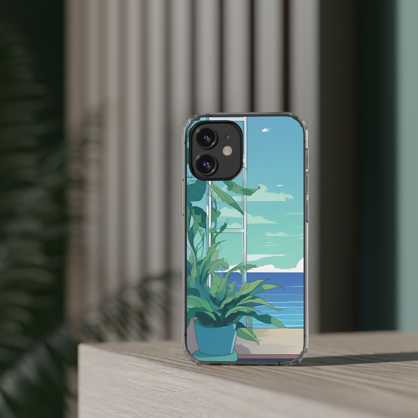 Tropical Ocean Clear Phone Case - Perfect Gift for Nature Lovers