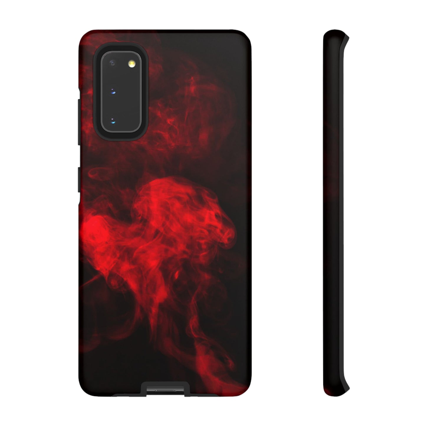 Bold Red Smoke Phone Case – Tough Cases for Protection and Style