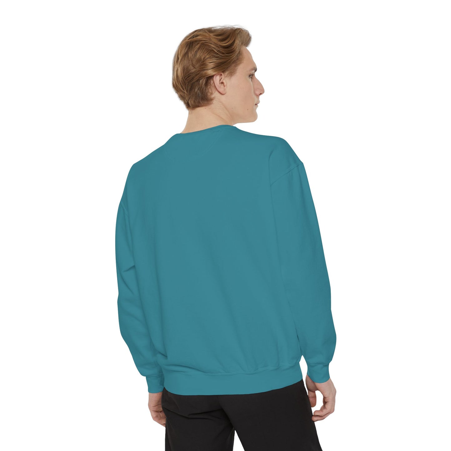 Floral Unisex Sweatshirt - Cozy Garment-Dyed Style for Nature Lovers