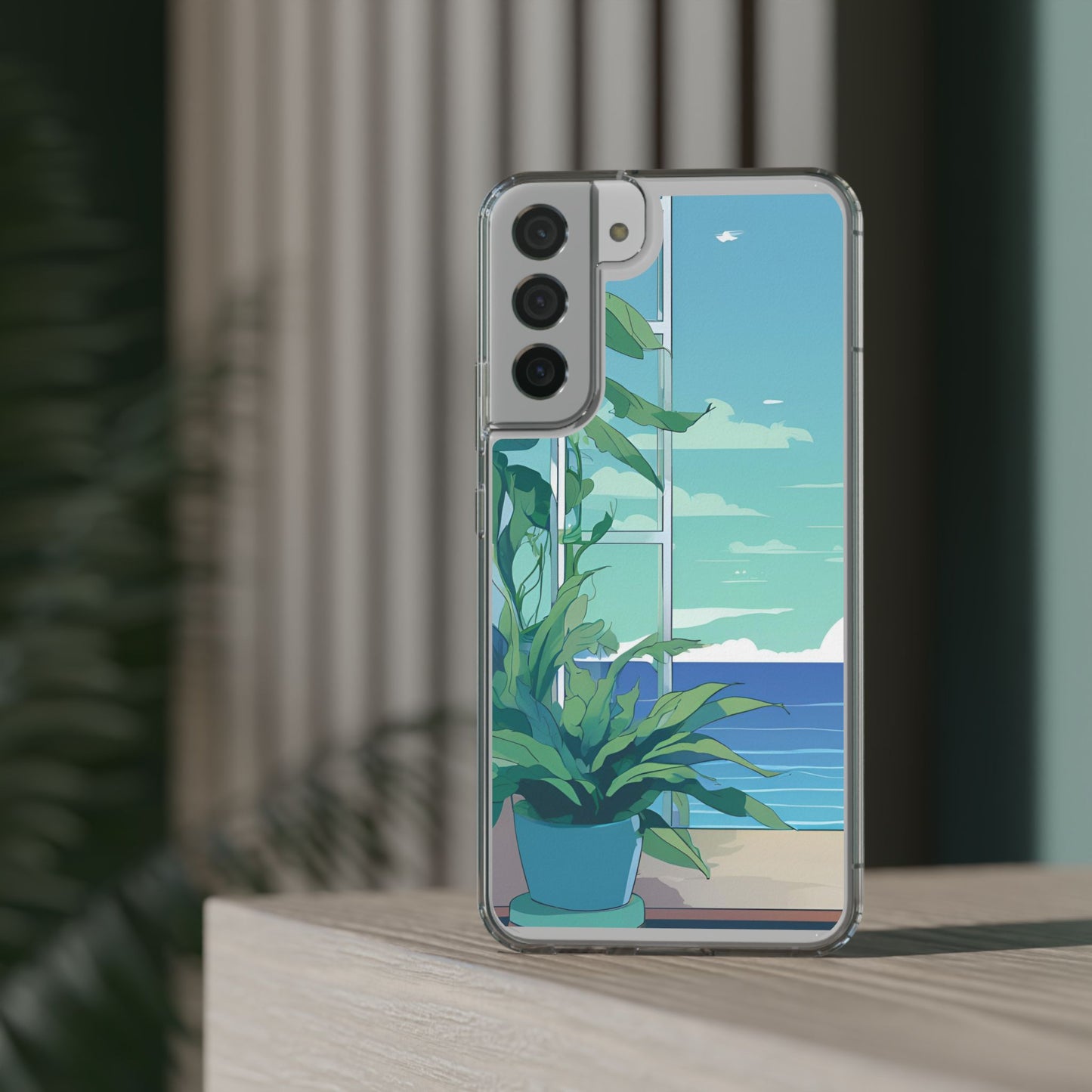 Tropical Ocean Clear Phone Case - Perfect Gift for Nature Lovers