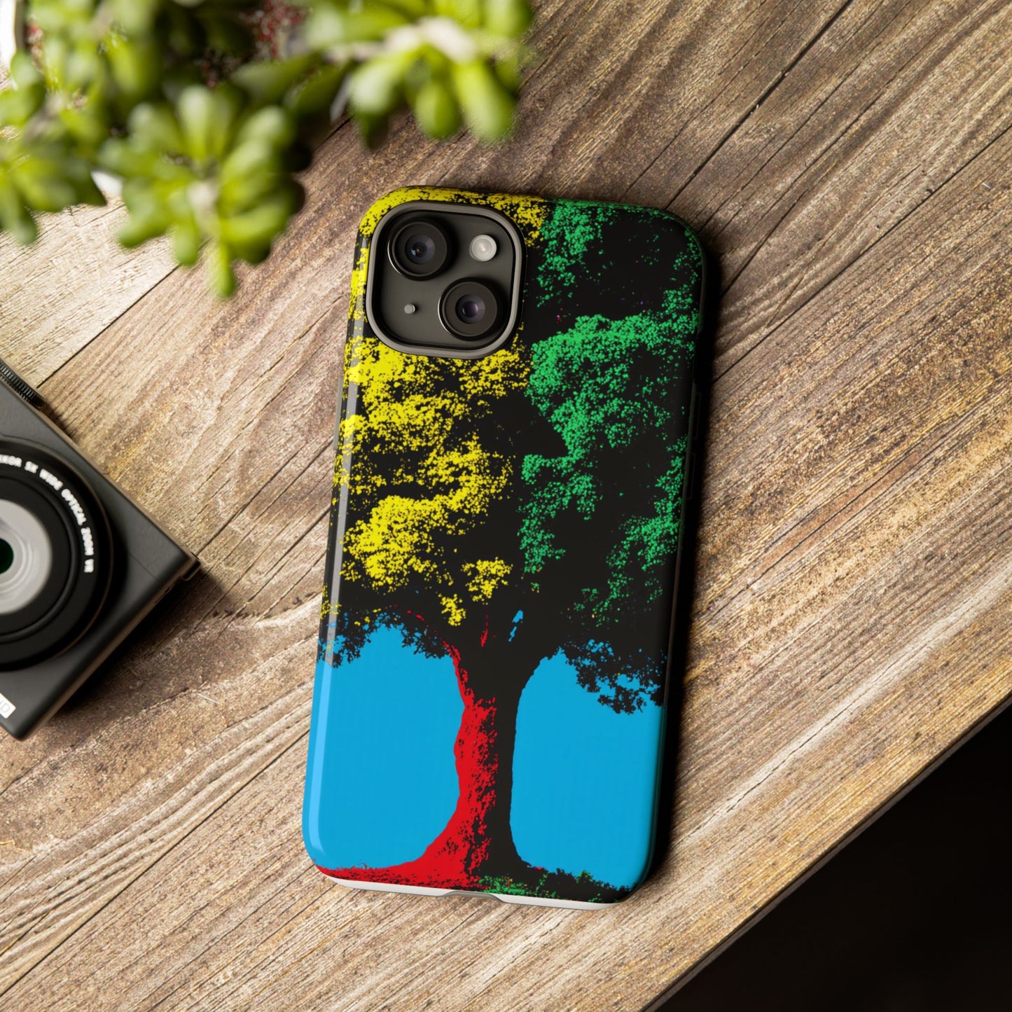 Phone Case - Vibrant Tree Design