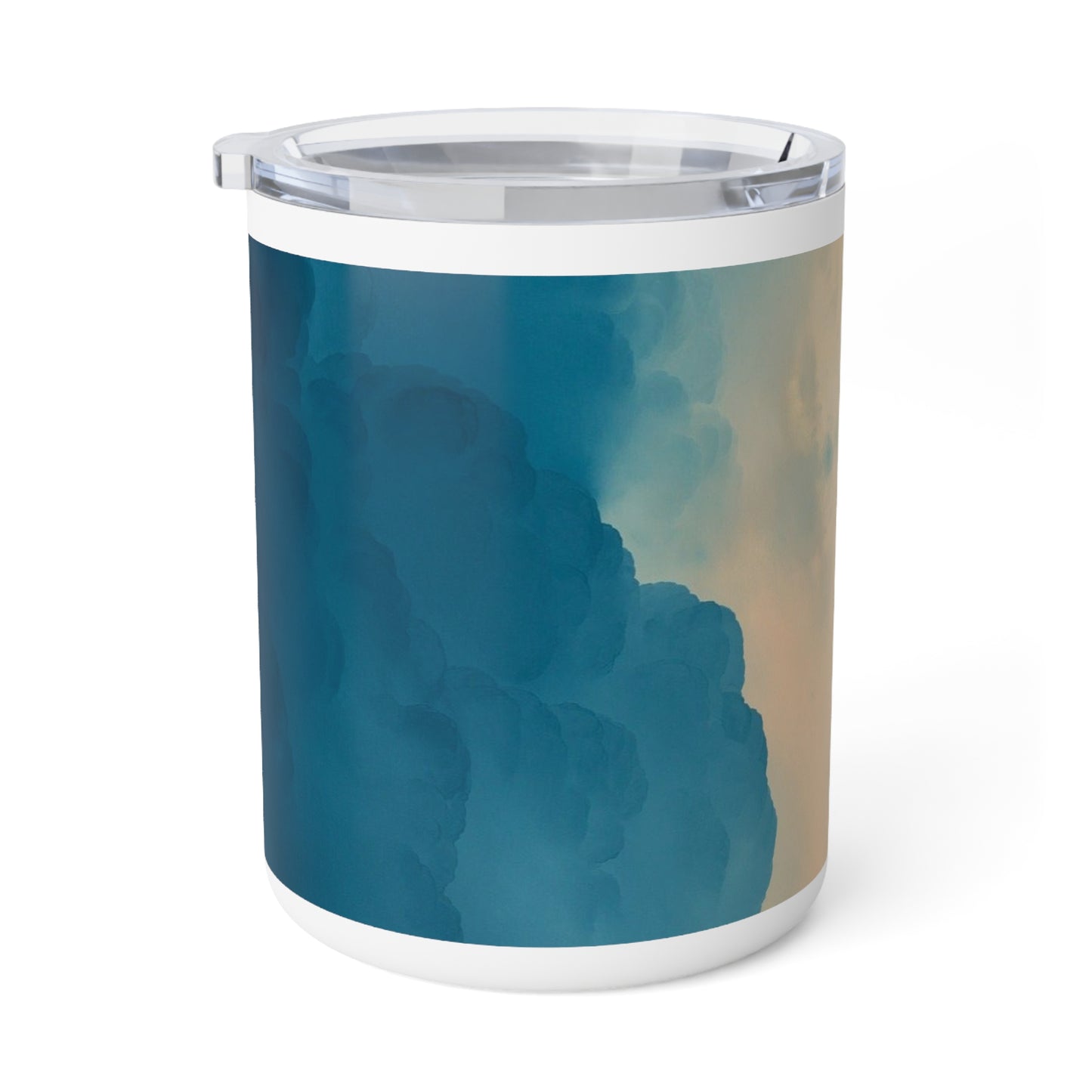 Serene Clouds Insulated Coffee Mug - 10oz Travel Tumbler for Coffee Lovers