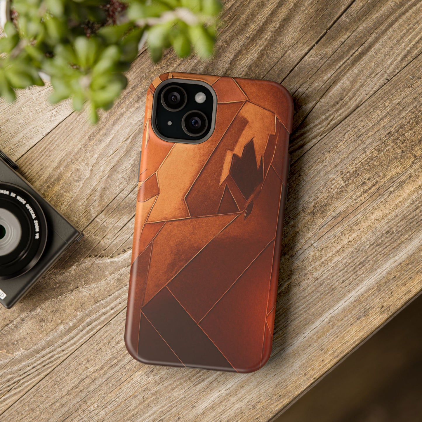 Geometric Magnetic Tough Cases - Stylish Protection for Your Phone