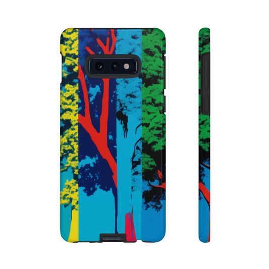 Phone Case - Colorful Forest Design Tough Case