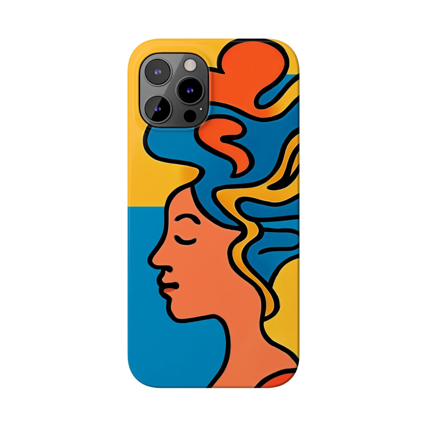 Stylish Slim Phone Cases with Colorful Abstract Design